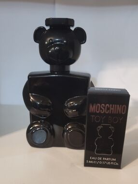 Moschino Black Toy Boy Bear Bottle with Box